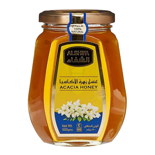 http://atiyasfreshfarm.com/storage/photos/1/Products/Grocery/Alshifa Acacia Honey 500gm.png